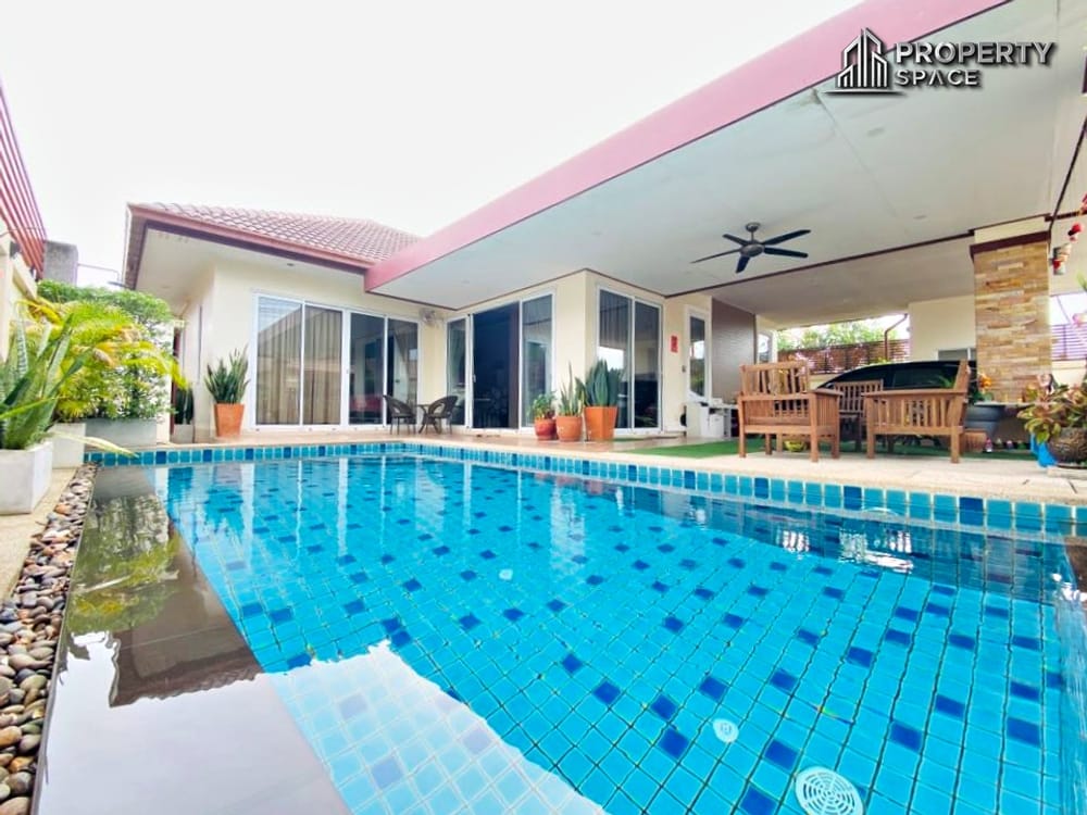 Modern 3-Bedroom Pool Villa Suitable For Family in Huay Yai Pattaya For Sale Image 1