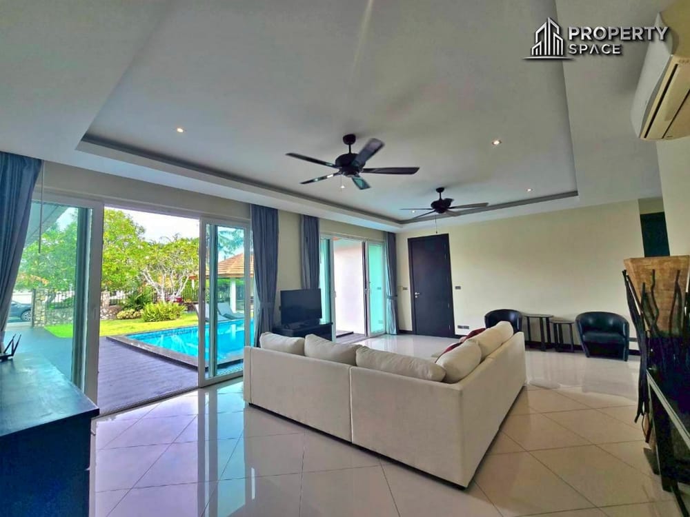 Modern 4 Bedroom Pool Villa In Whispering Palms East Pattaya For Rent Image 6