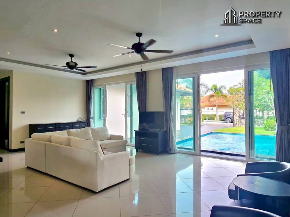 Modern 4 Bedroom Pool Villa In Whispering Palms East Pattaya For Rent Image 7