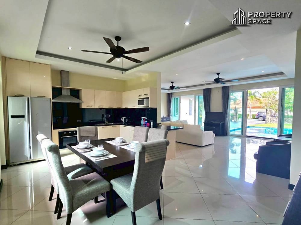 Modern 4 Bedroom Pool Villa In Whispering Palms East Pattaya For Rent Image 8