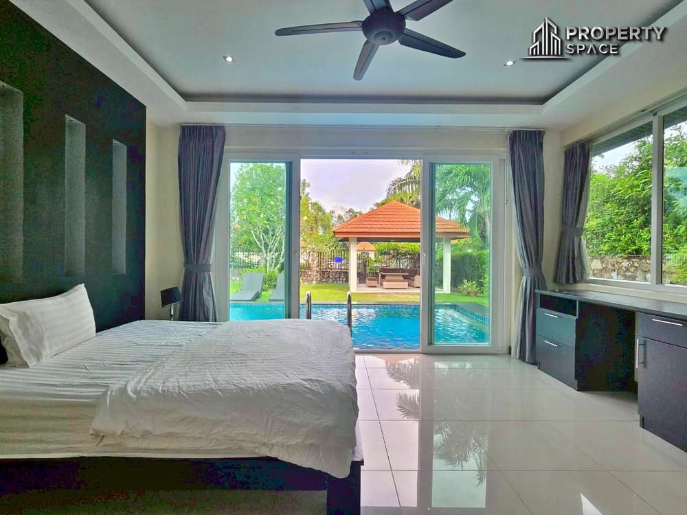 Modern 4 Bedroom Pool Villa In Whispering Palms East Pattaya For Rent Image 17
