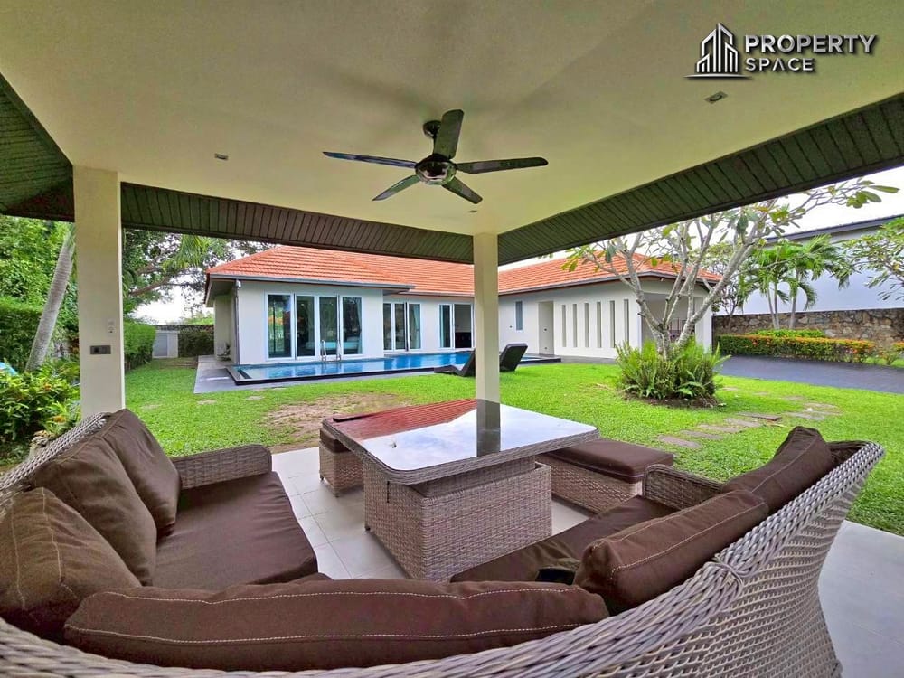 Modern 4 Bedroom Pool Villa In Whispering Palms East Pattaya For Rent Image 38