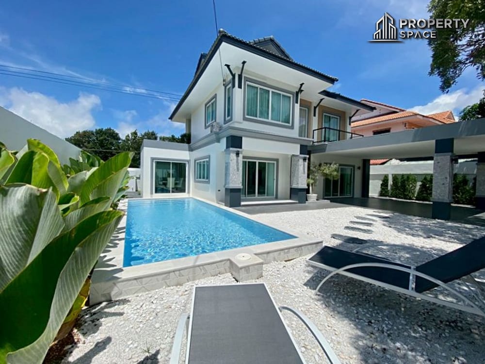 Modern 5 Bedroom Pool Villa In Chaiyaphruek 2, East Pattaya For Sale Image 1
