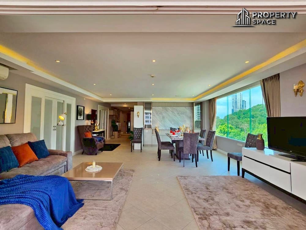 Spacious 3 Bedroom Condo Mountain View In Executive Residence 4 Pattaya For Sale And Rent Image 6