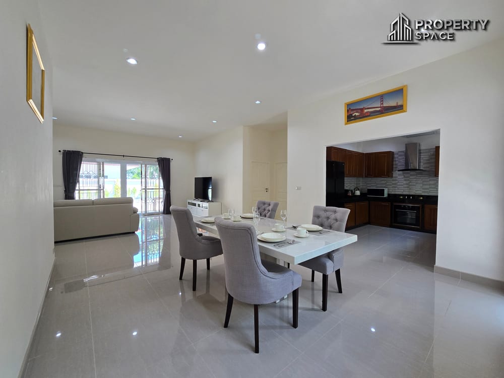 Modern Single-Story 3 Bedroom House in East Pattaya For Rent Image 11