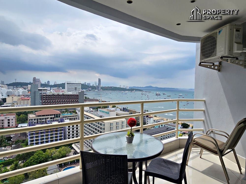 Prime Location Sea View Studio In Central Pattaya View Talay 6 For Rent Image 1