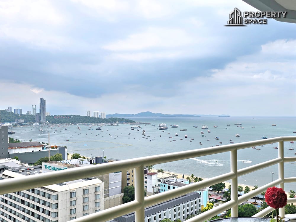 Prime Location Sea View Studio In Central Pattaya View Talay 6 For Rent Image 4