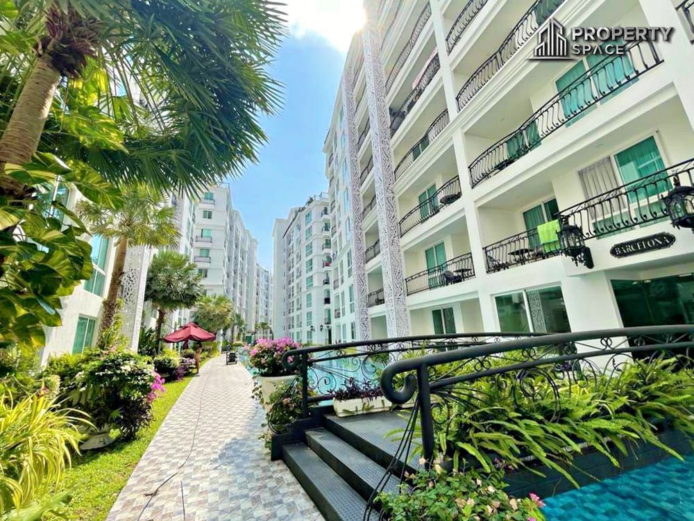 Pool View 1 Bedroom in Olympus City Garden Pattaya Condo For Rent Image 3