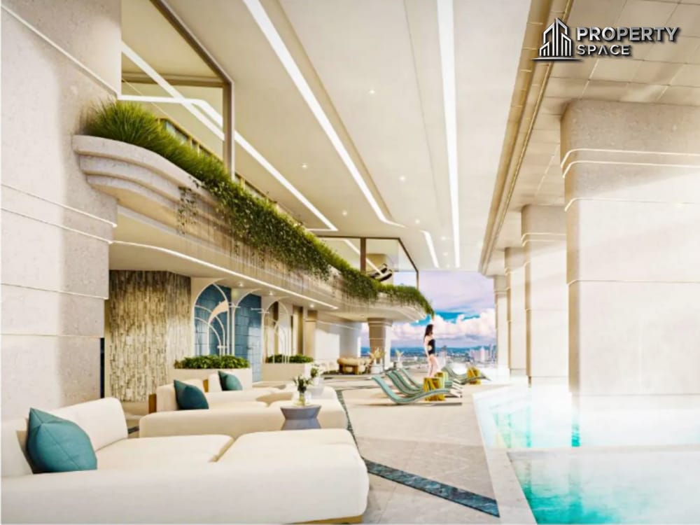 1 Bedroom City View In SeaSpire Jomtien Beachfront Condo For Sale Image 16