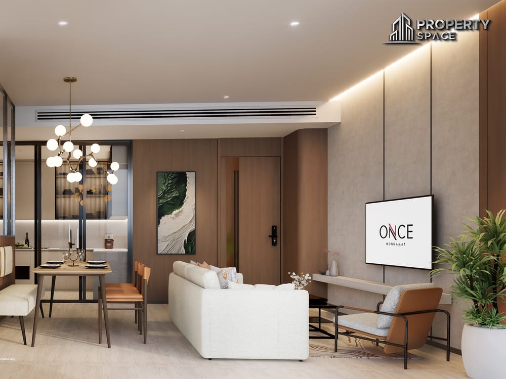 1 Bedroom Sea View Once Wongamat Luxury Condo Near Terminal 21 Pattaya For Sale Image 3