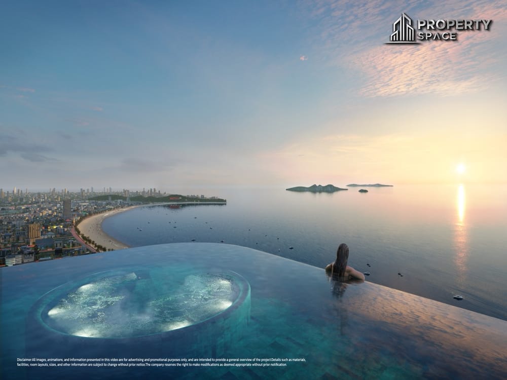 1 Bedroom Sea View Once Wongamat Luxury Condo Near Terminal 21 Pattaya For Sale Image 6