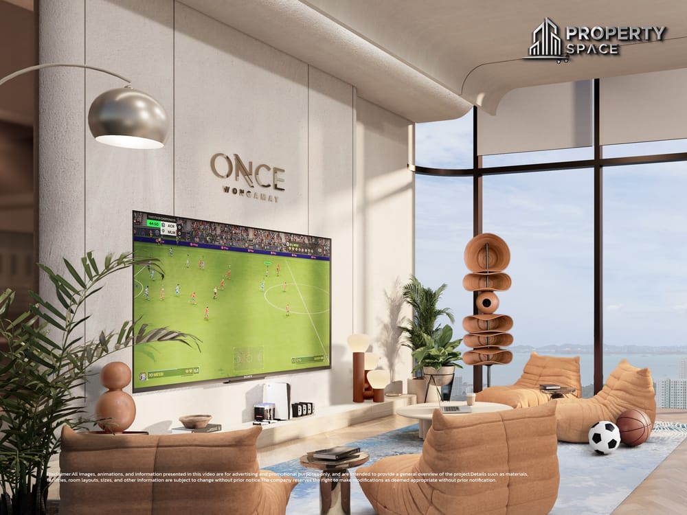 1 Bedroom Sea View Once Wongamat Luxury Condo Near Terminal 21 Pattaya For Sale Image 15
