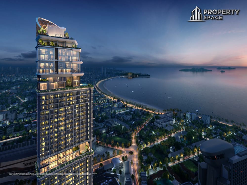3 Bedroom Sea View Once Wongamat Luxury Condo Near Terminal 21 Pattaya For Sale Image 10