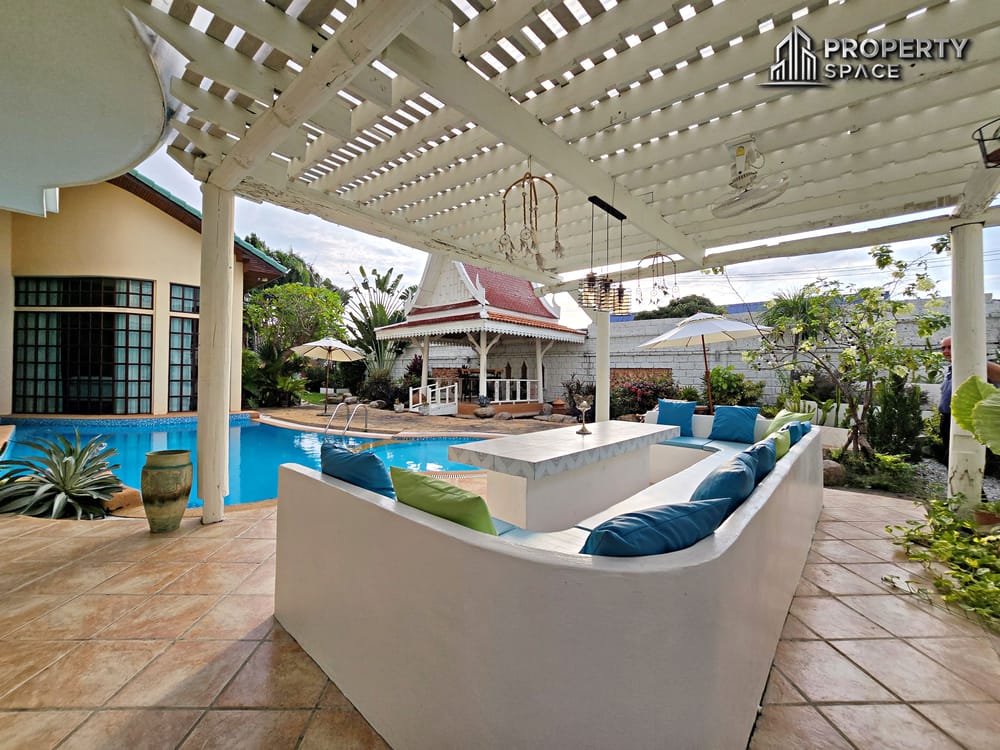 Classic European 5 Bedroom Pool Villa Suwattana Garden Home Soi nern Pattaya For Sale Image 6