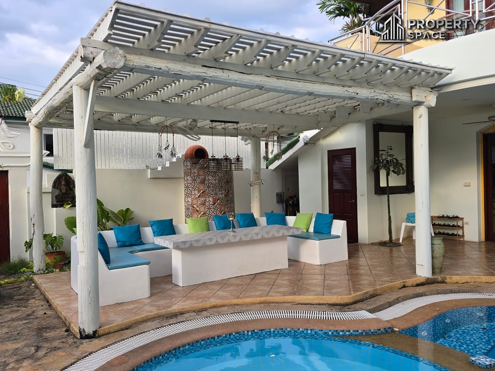 Classic European 5 Bedroom Pool Villa Suwattana Garden Home Soi nern Pattaya For Sale Image 7