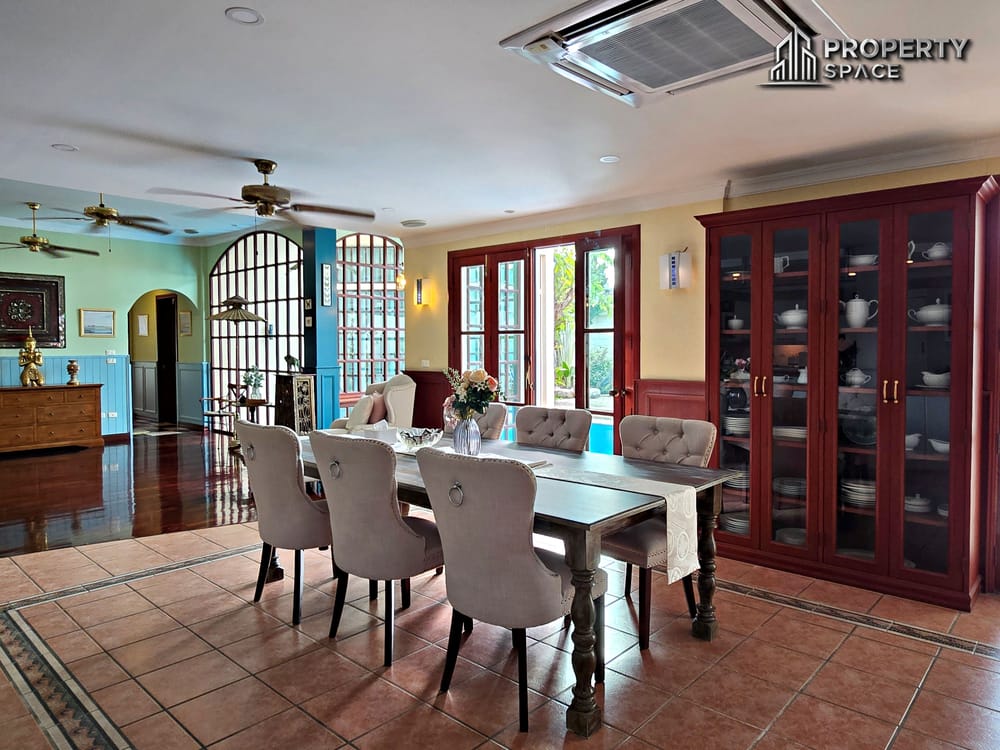 Classic European 5 Bedroom Pool Villa Suwattana Garden Home Soi nern Pattaya For Sale Image 22