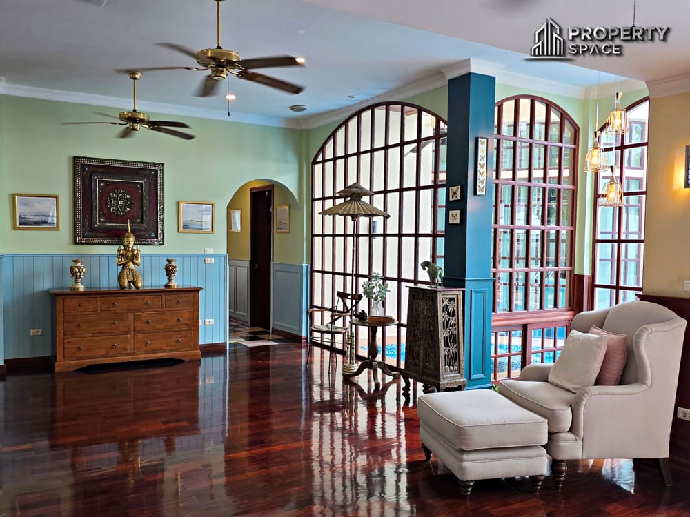 Classic European 5 Bedroom Pool Villa Suwattana Garden Home Soi nern Pattaya For Sale Image 16