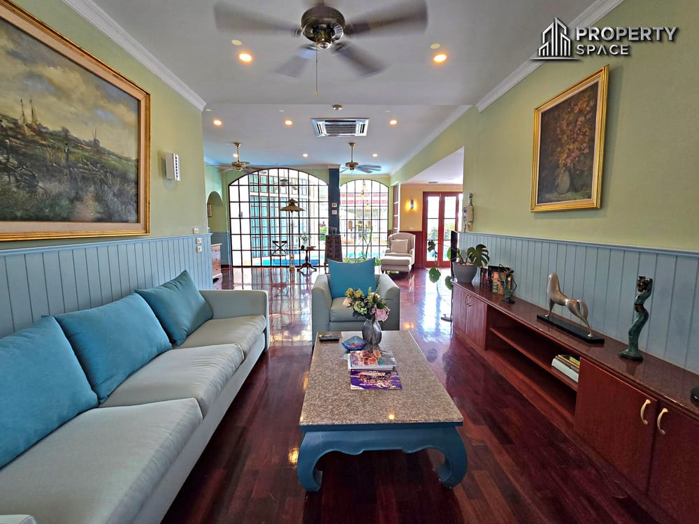 Classic European 5 Bedroom Pool Villa Suwattana Garden Home Soi nern Pattaya For Sale Image 20