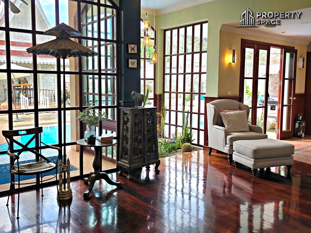 Classic European 5 Bedroom Pool Villa Suwattana Garden Home Soi nern Pattaya For Sale Image 15
