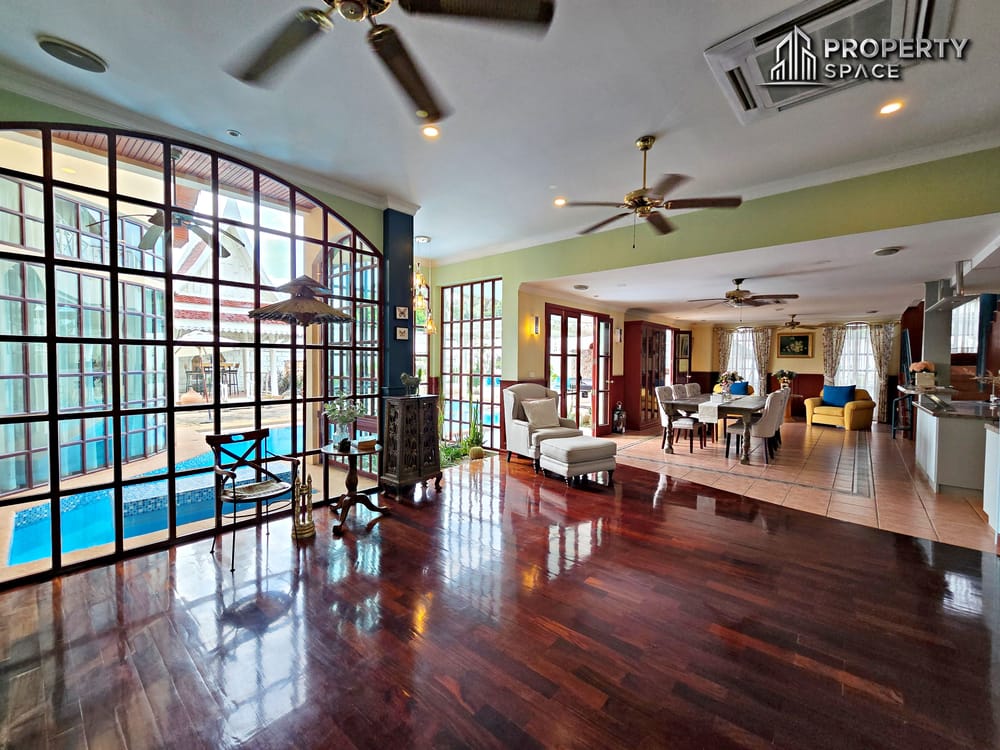 Classic European 5 Bedroom Pool Villa Suwattana Garden Home Soi nern Pattaya For Sale Image 14