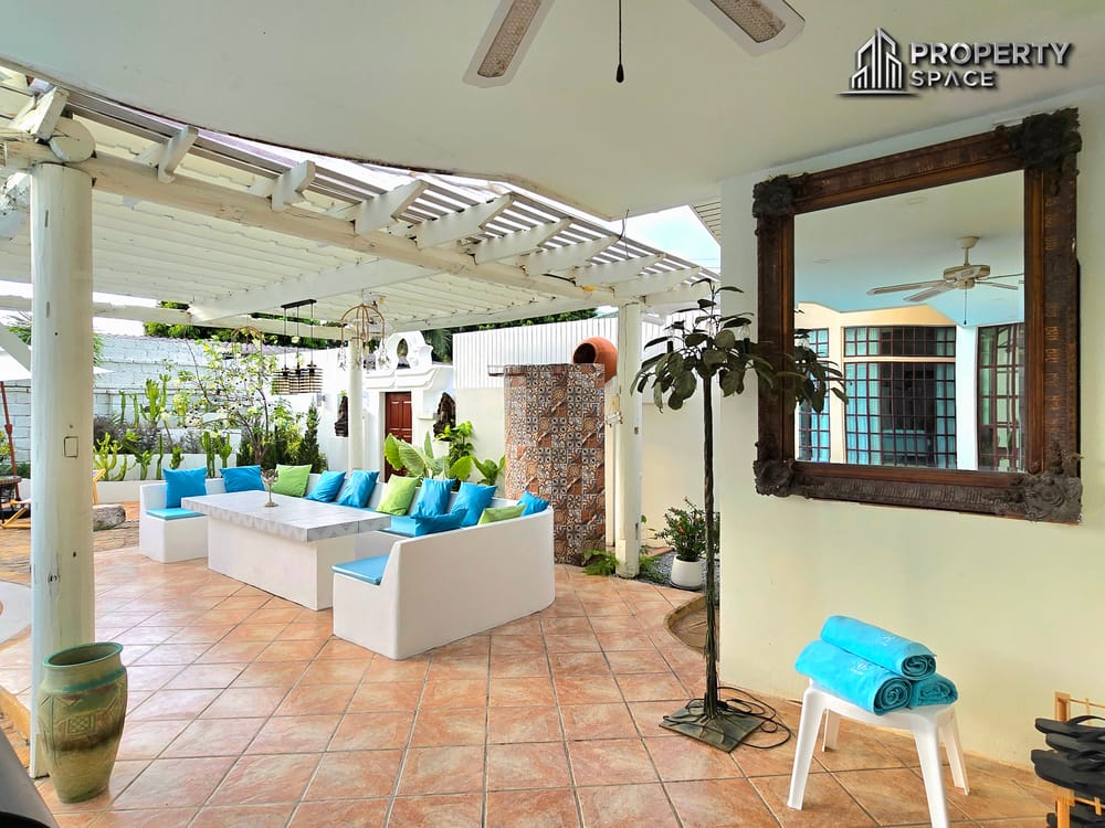 Classic European 5 Bedroom Pool Villa Suwattana Garden Home Soi nern Pattaya For Sale Image 8