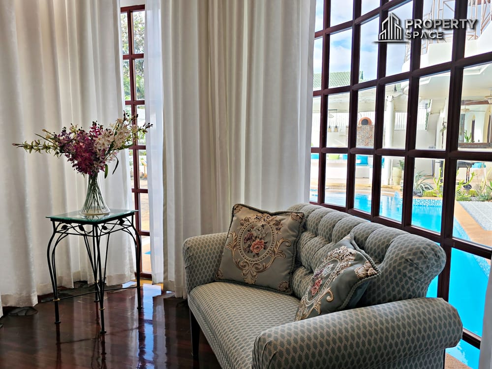 Classic European 5 Bedroom Pool Villa Suwattana Garden Home Soi nern Pattaya For Sale Image 35