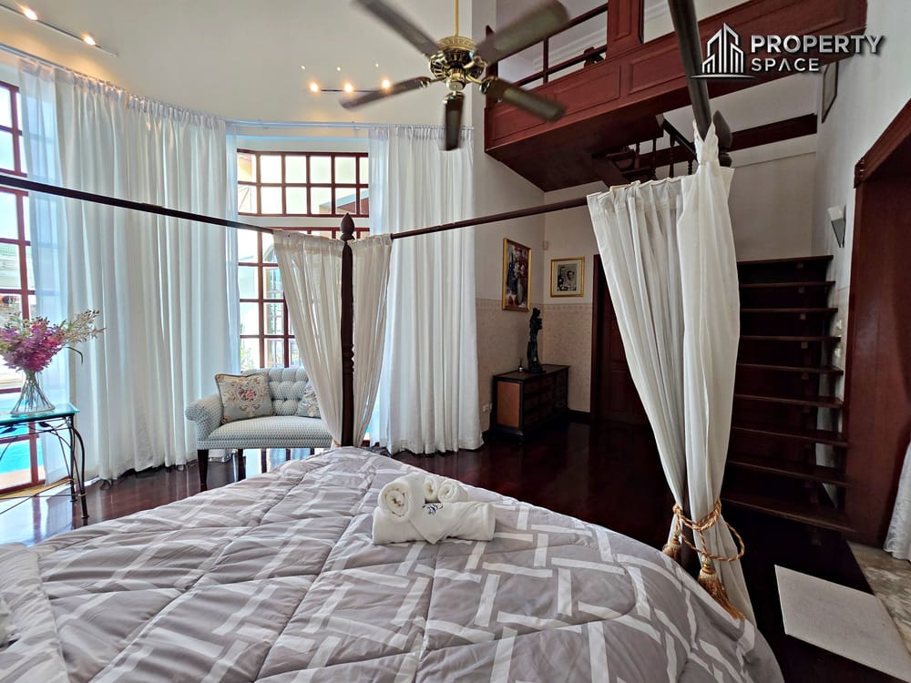 Classic European 5 Bedroom Pool Villa Suwattana Garden Home Soi nern Pattaya For Sale Image 34