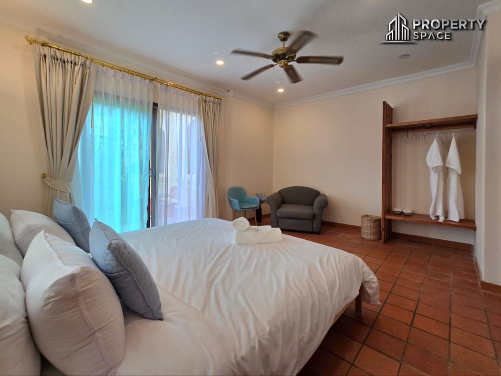 Classic European 5 Bedroom Pool Villa Suwattana Garden Home Soi nern Pattaya For Sale Image 42