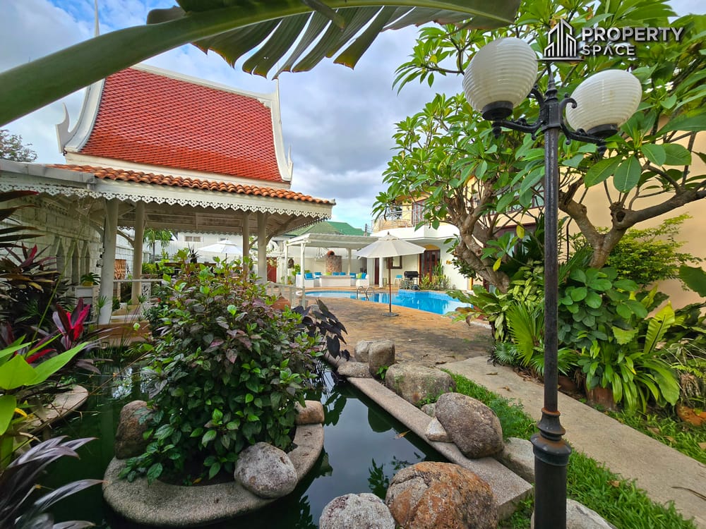 Classic European 5 Bedroom Pool Villa Suwattana Garden Home Soi nern Pattaya For Sale Image 57