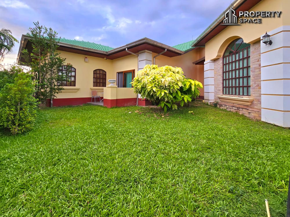 Classic European 5 Bedroom Pool Villa Suwattana Garden Home Soi nern Pattaya For Sale Image 67