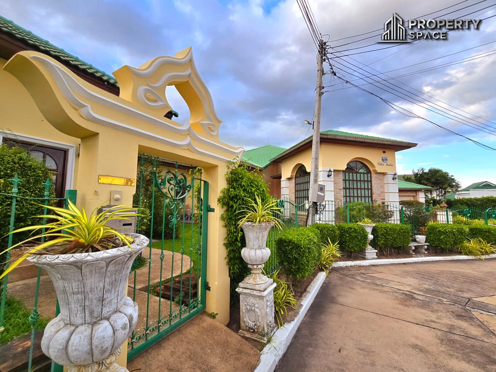 Classic European 5 Bedroom Pool Villa Suwattana Garden Home Soi nern Pattaya For Sale Image 69