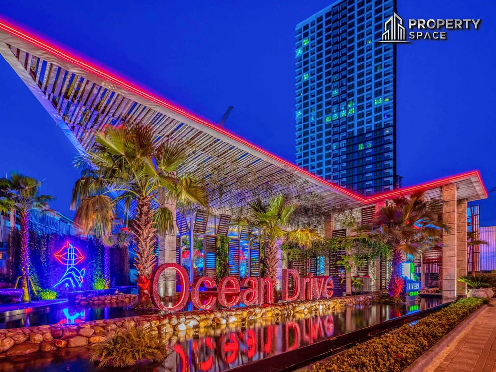 Sea View 1 Bedroom With Private Jacuzzi In Riviera Ocean Drive Jomtien Condo For Rent Image 12