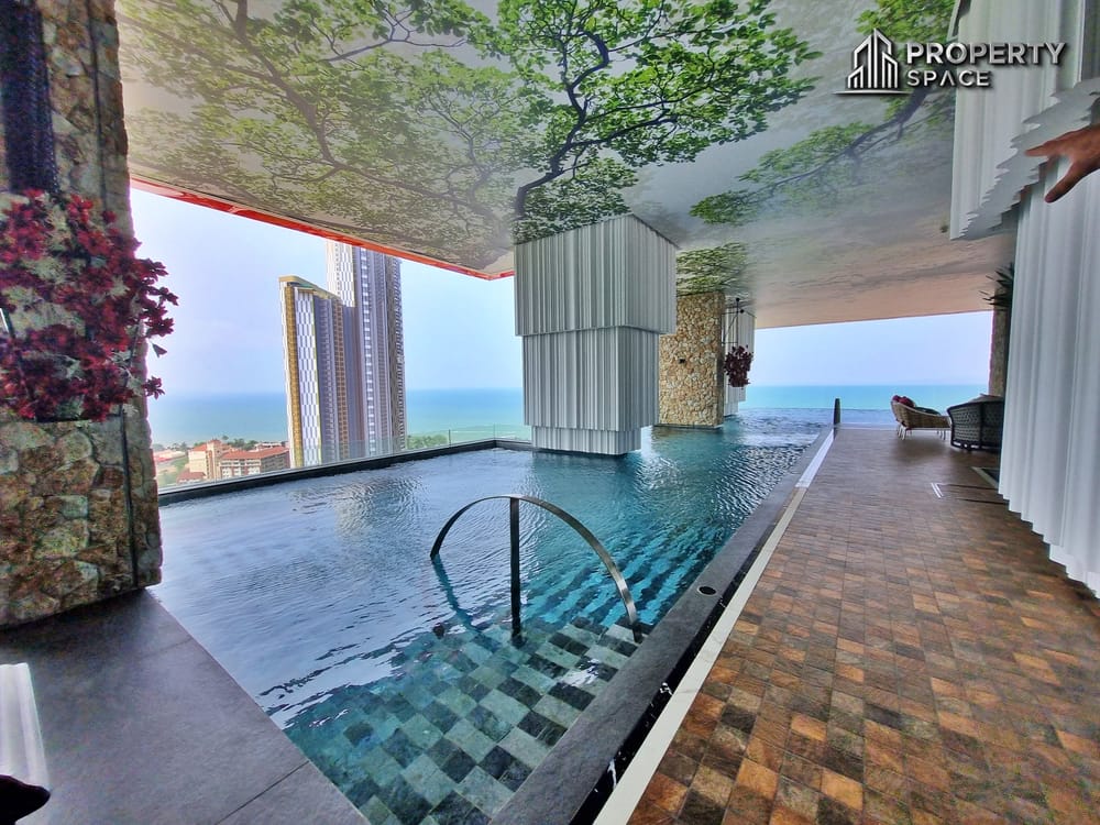Sea View 1 Bedroom With Private Jacuzzi In Riviera Ocean Drive Jomtien Condo For Rent Image 19