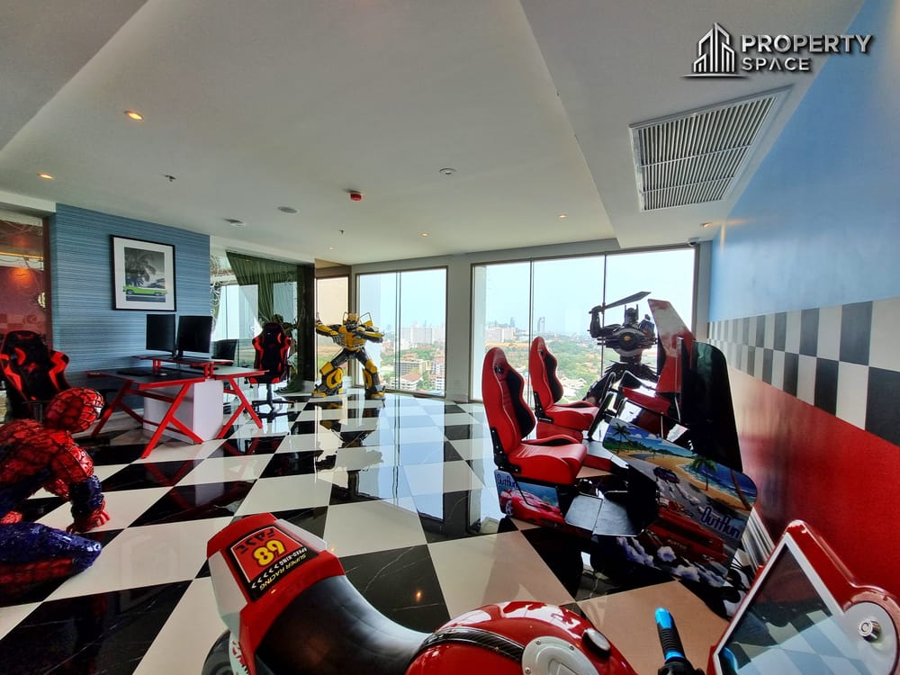 Sea View 1 Bedroom With Private Jacuzzi In Riviera Ocean Drive Jomtien Condo For Rent Image 24