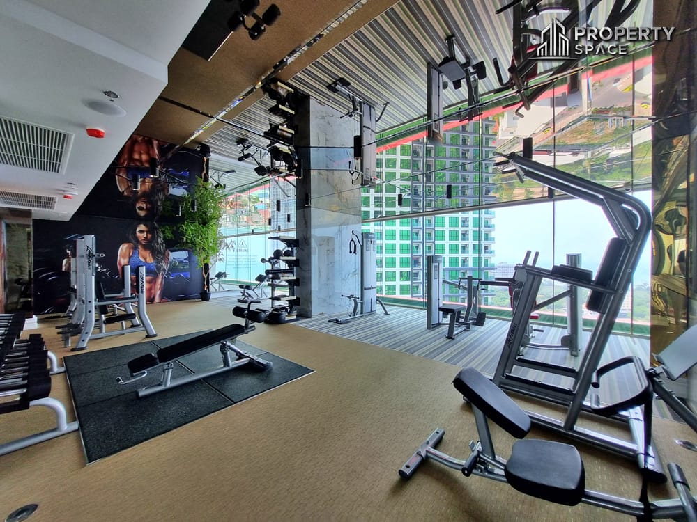 Sea View 1 Bedroom With Private Jacuzzi In Riviera Ocean Drive Jomtien Condo For Rent Image 25