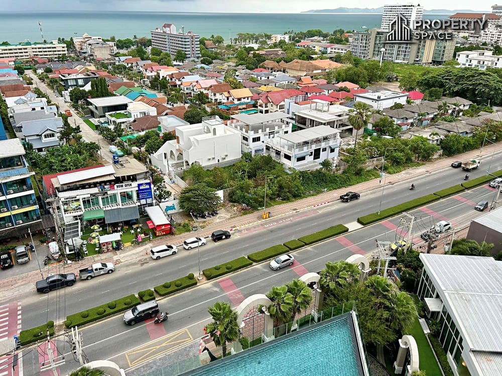 Sea View 1 Bedroom With Private Jacuzzi In Riviera Ocean Drive Jomtien Condo For Rent Image 21