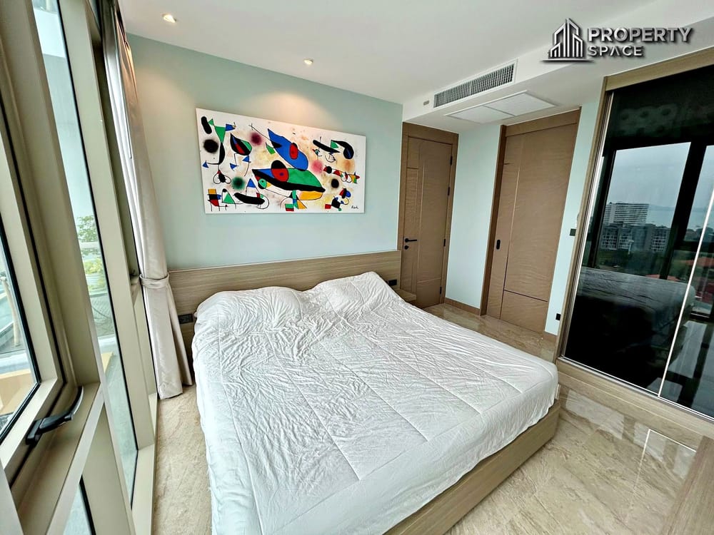 Sea View 1 Bedroom With Private Jacuzzi In Riviera Ocean Drive Jomtien Condo For Rent Image 8