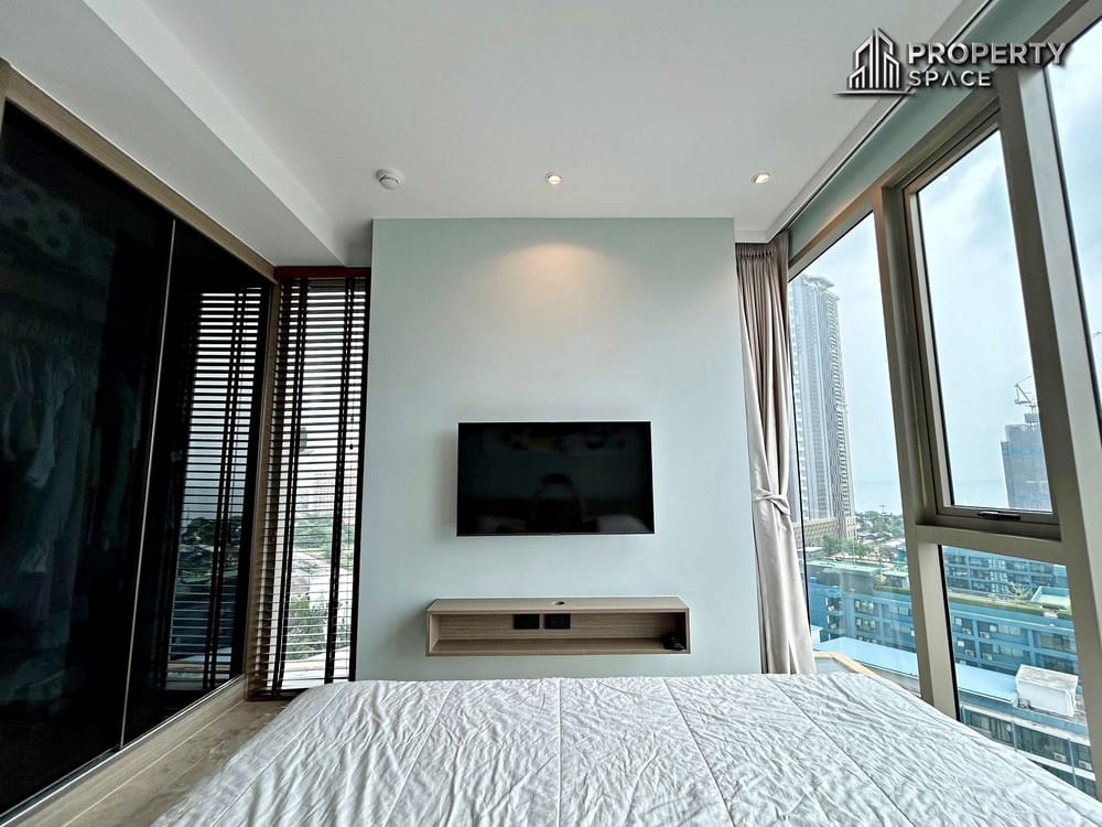 Sea View 1 Bedroom With Private Jacuzzi In Riviera Ocean Drive Jomtien Condo For Rent Image 9