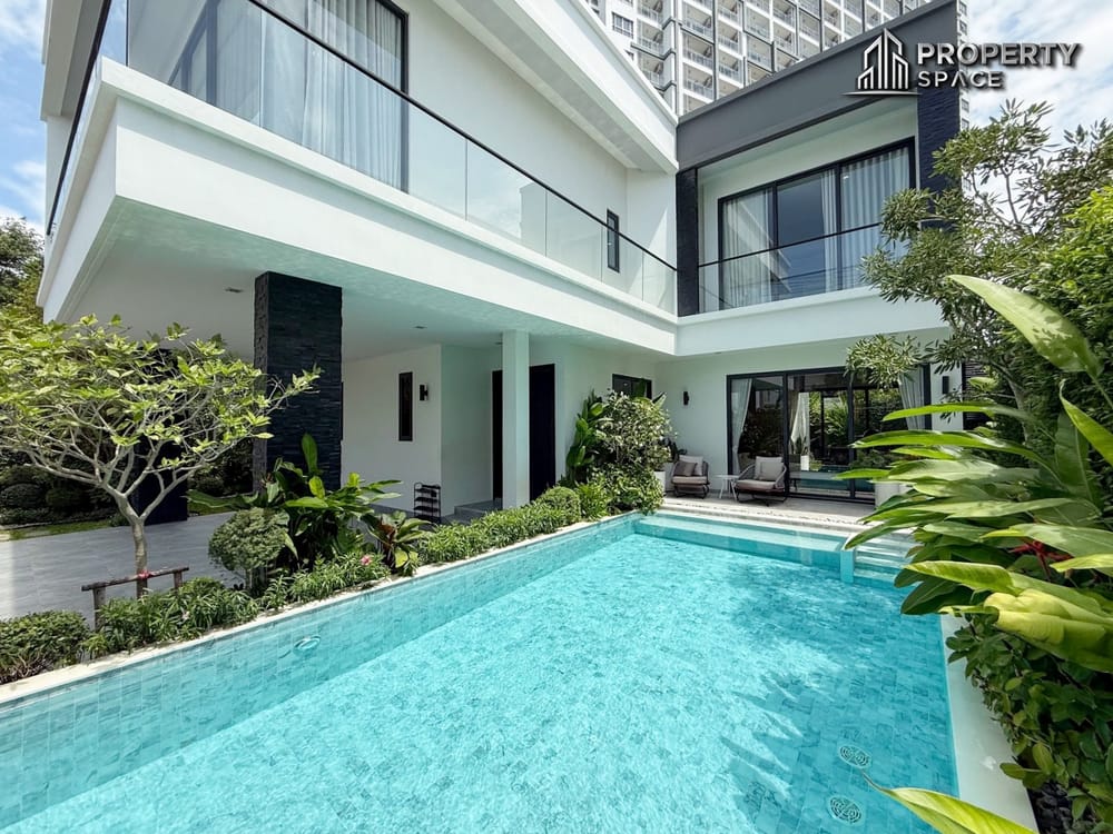 Brand New 4 Bedroom Luxury Pool Villa In South Pattaya For Sale Image 1