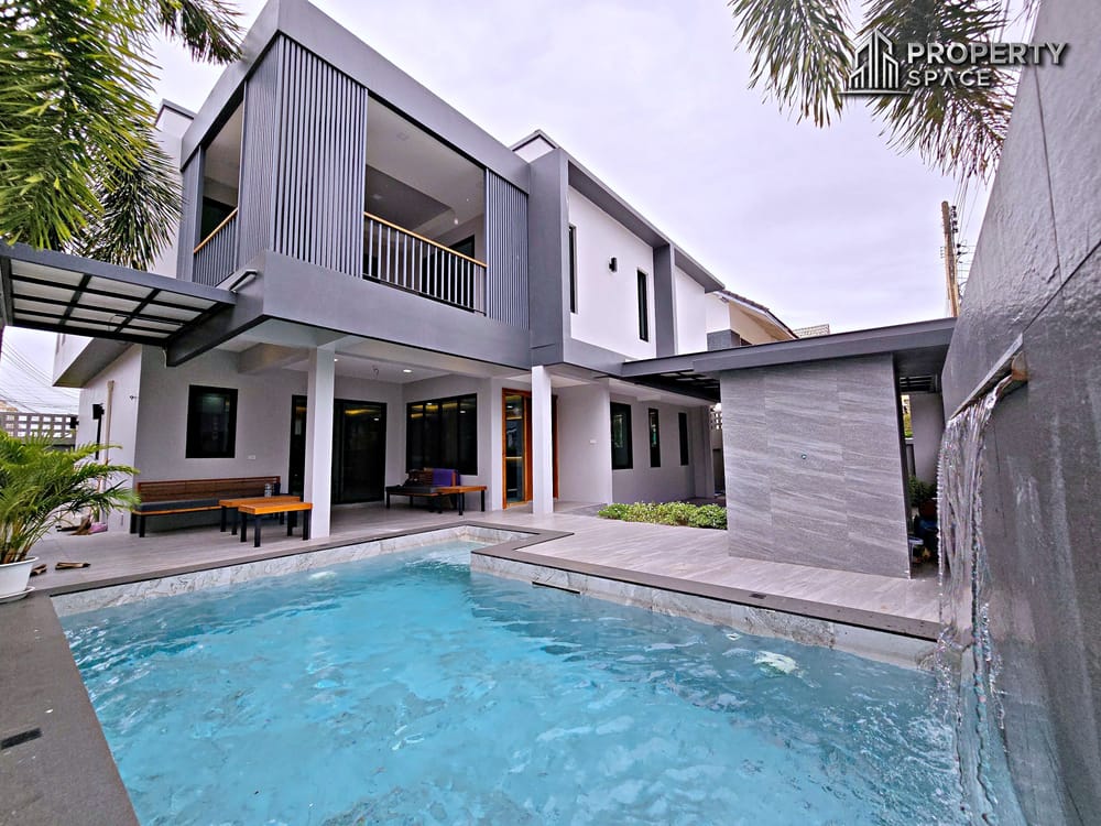 Modern 2 Storey 4 Bedroom Pool Villa In Central Pattaya For Sale  Image 1