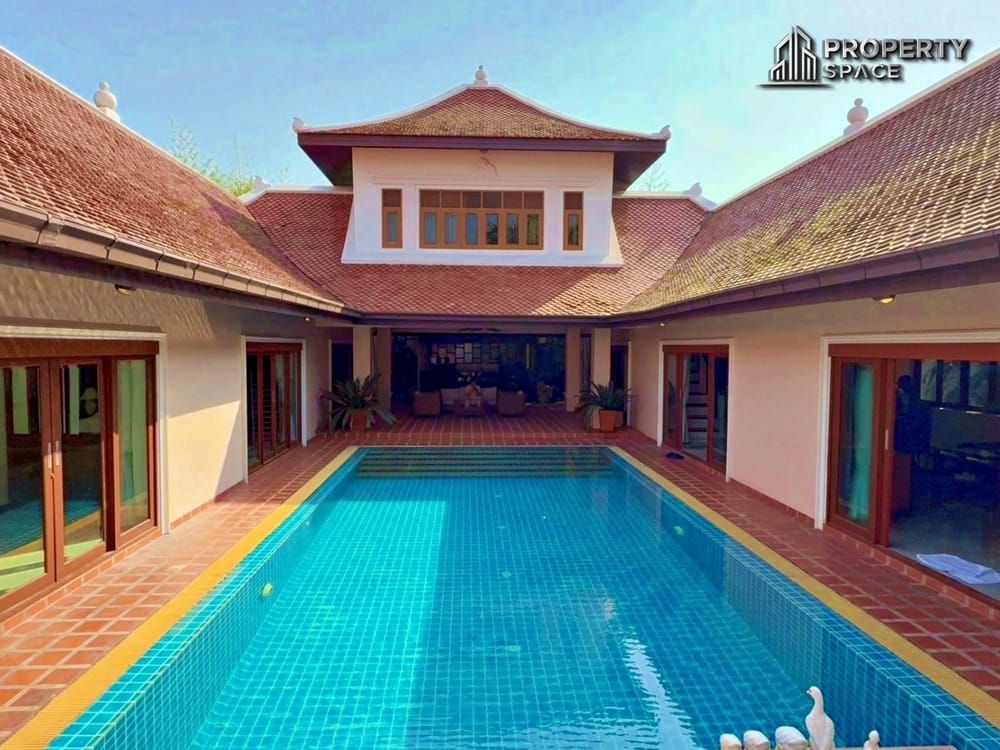 Large Thai Style 4 Bedroom Pool Villa Near Tara Pattana International School  Image 1