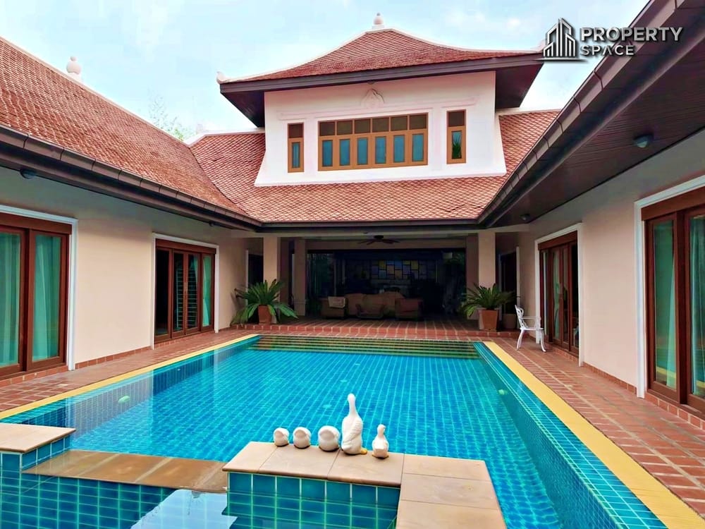 Large Thai Style 4 Bedroom Pool Villa Near Tara Pattana International School  Image 3
