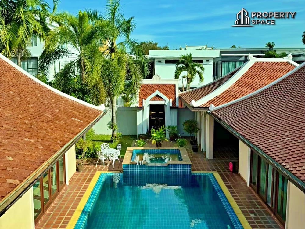 Large Thai Style 4 Bedroom Pool Villa Near Tara Pattana International School  Image 4