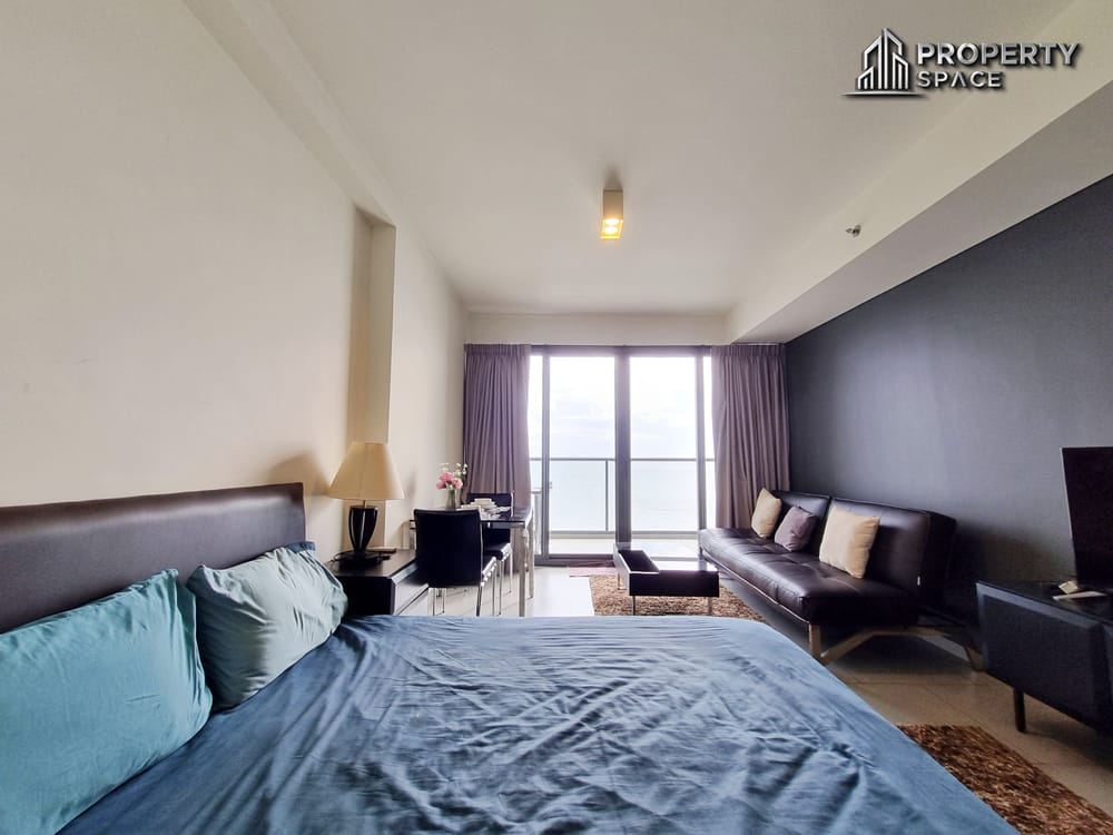Beachfront Sea View Studio In The Zire Wongamat Condo For Rent Image 11