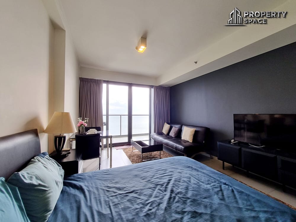 Beachfront Sea View Studio In The Zire Wongamat Condo For Rent Image 10