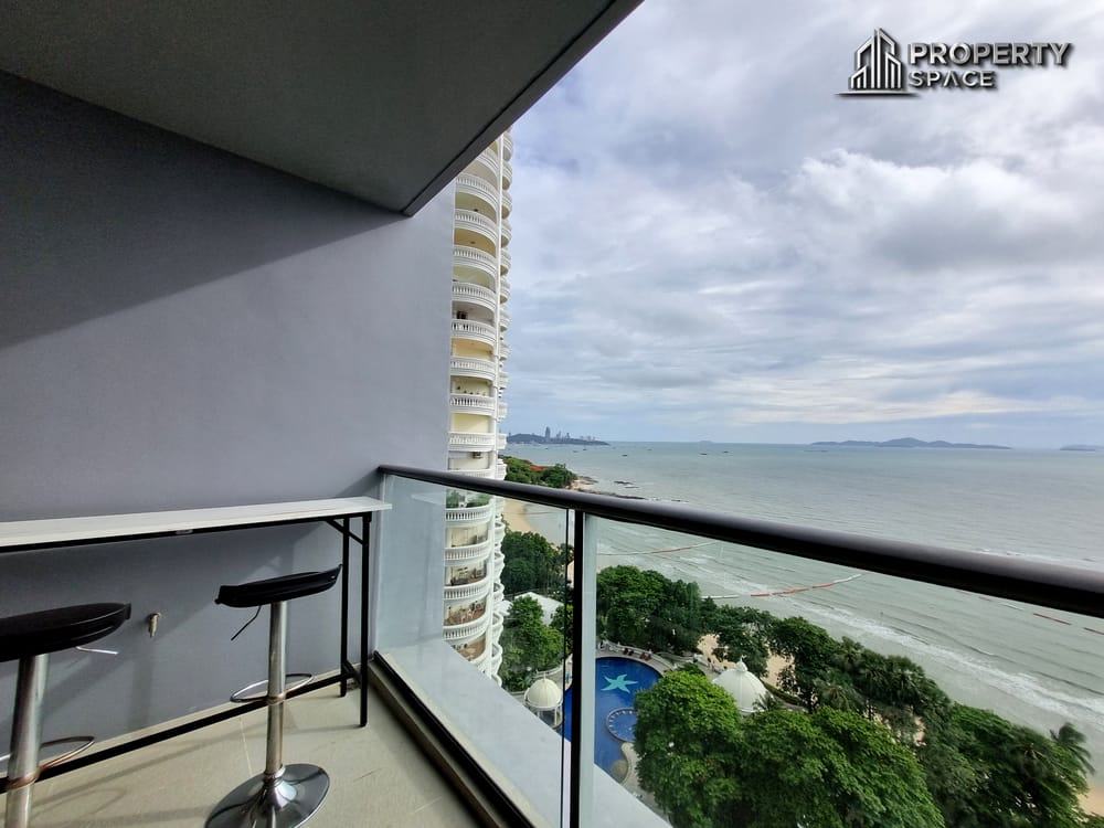 Beachfront Sea View Studio In The Zire Wongamat Condo For Rent Image 5