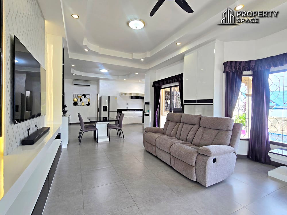 Modern 3 Bedroom Pool Villa In Natheekarn Park View Mabprachan Lake Pattaya Image 6