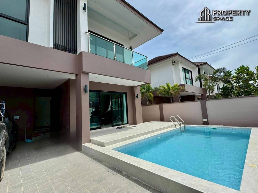 Modern Pet Friendly 4 Bedroom Pool Villa In The Lake Huai Yai Pattaya For Rent Image 3