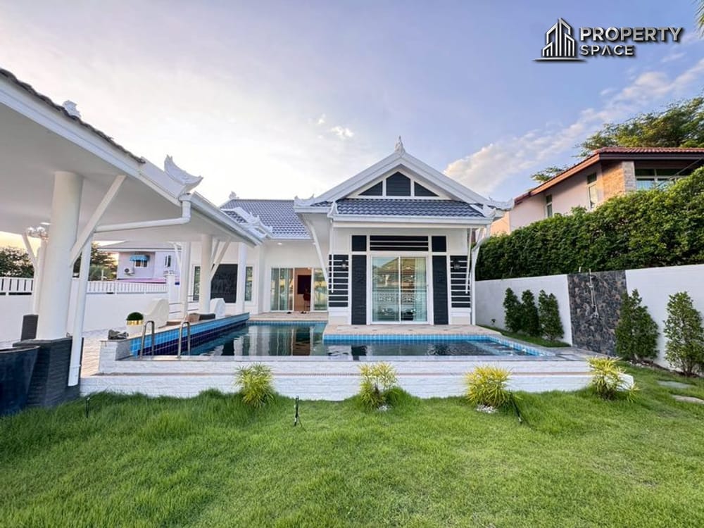Modern Thai Style 5 Bedroom Pool Villa With Big Garden in Nong Pla Lai Pattaya Image 1