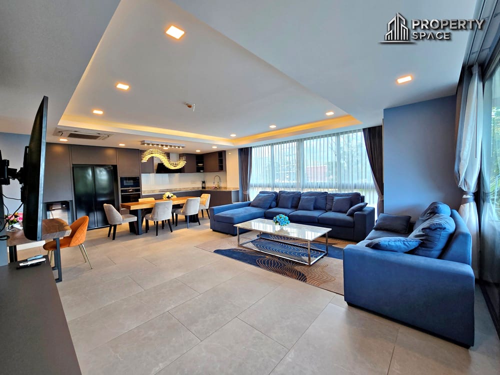 Spacious Luxury 3 Bedrooms Pool View Condo In Serenity Residence Jomtien Pattaya Image 6